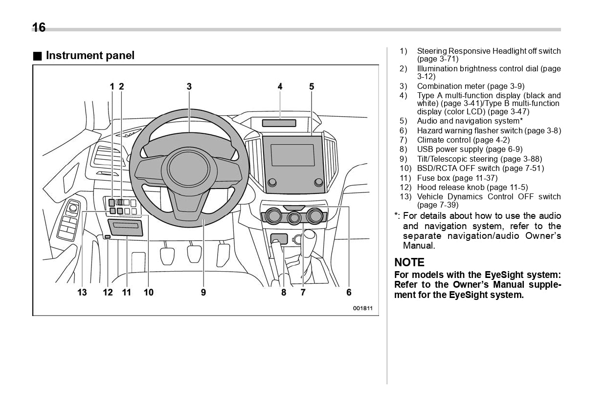 2020 Subaru Impreza Owner's Manual | English