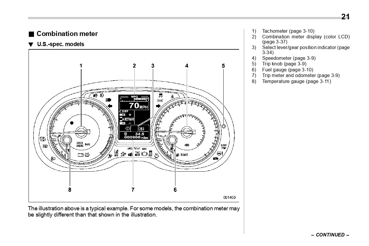 2020 Subaru WRX Owner's Manual | English